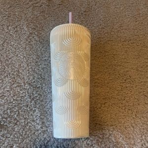 Starbucks 2023 Spring White Mermaid Cold Cup Tumbler 24oz